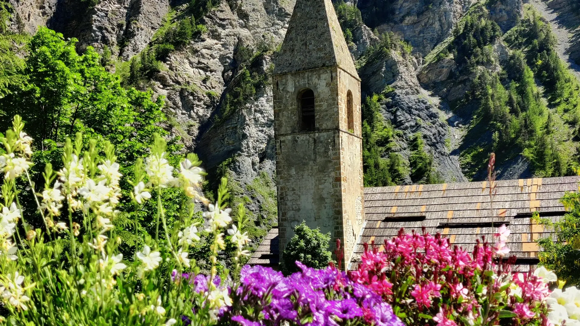 église fleurie