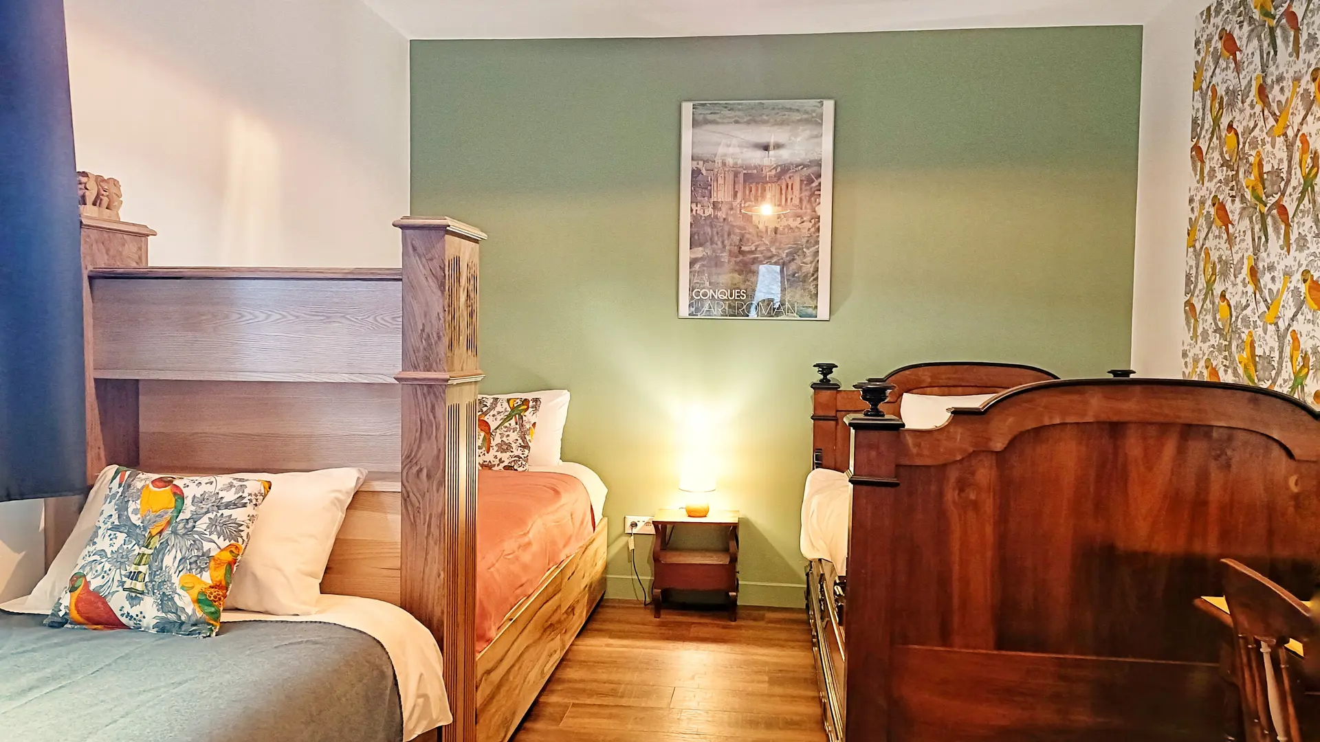 Notre chambre Pyrila 3 couchages (adultes comme enfants) à LOU PAPAGAI