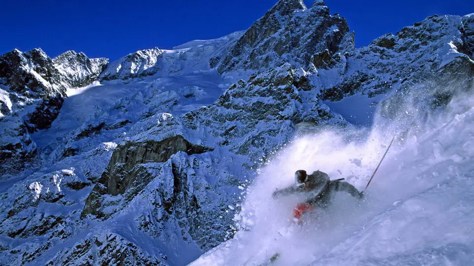 Freeride dans les Vallons de la Meije