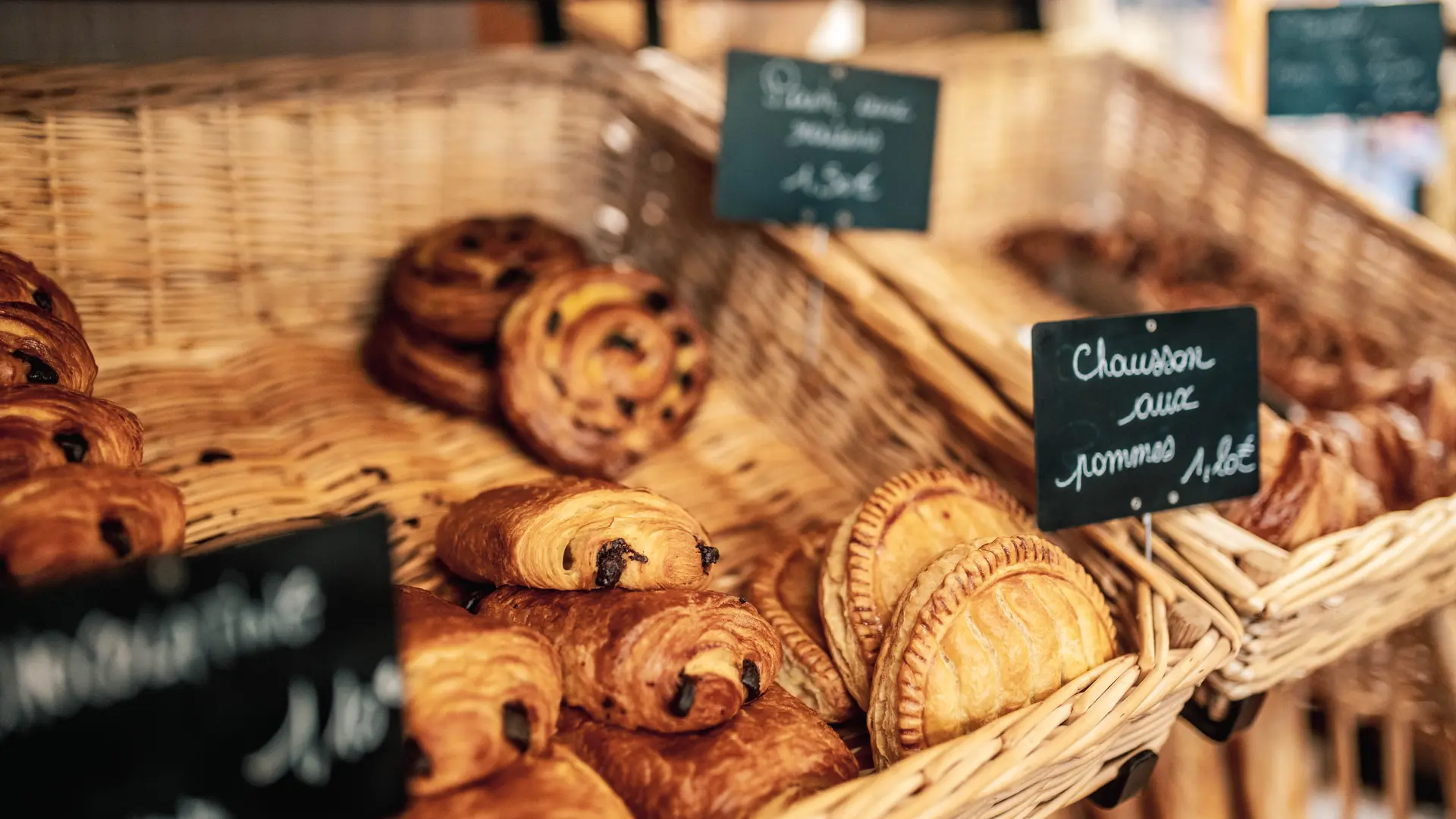 Boulangerie avec viennoiseries