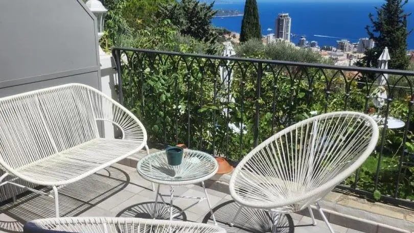 Le Cactus-Terrasse-Beausoleil-Gîtes de France des Alpes-Maritimes