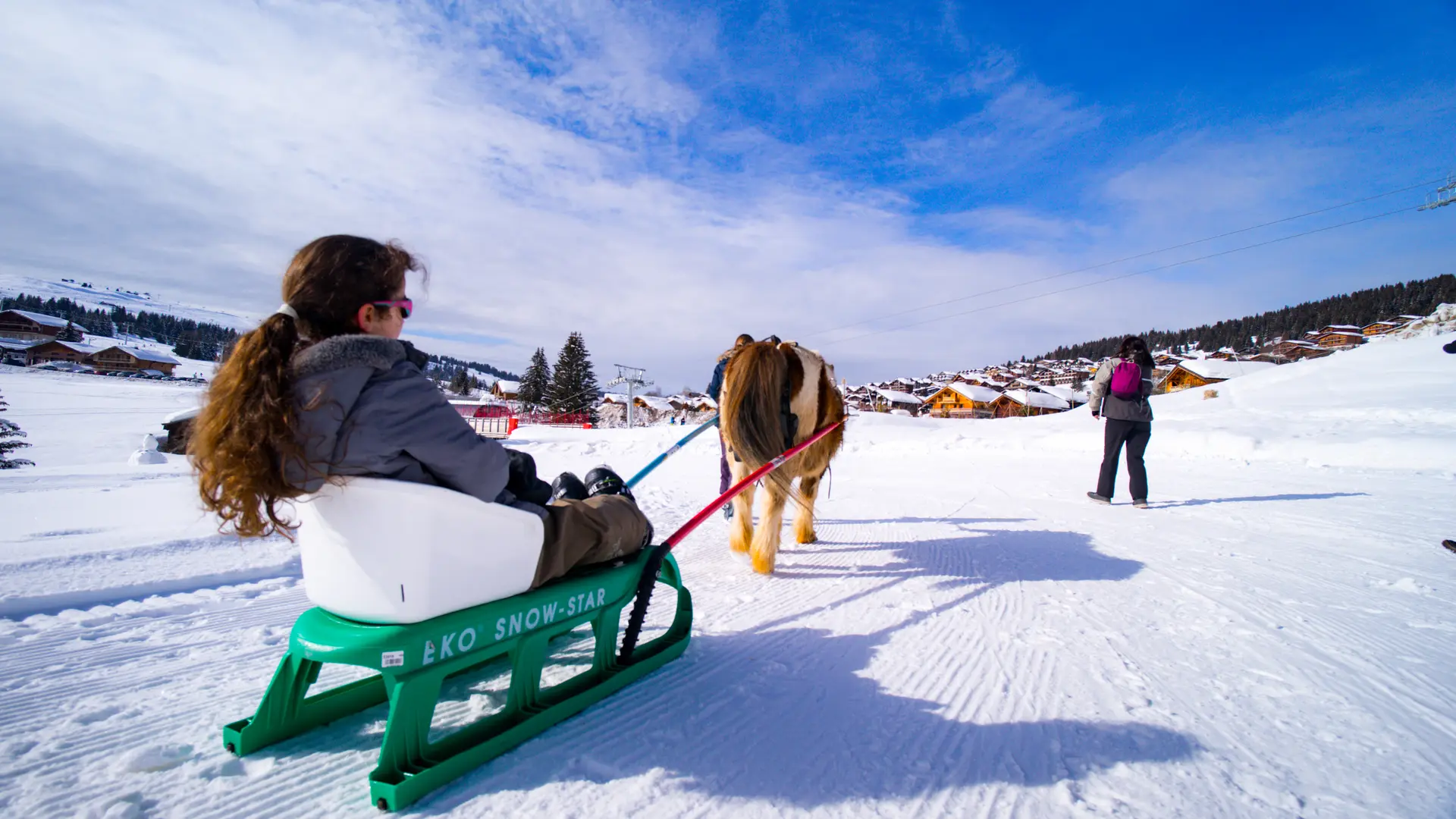 Poney Luge les Saisies