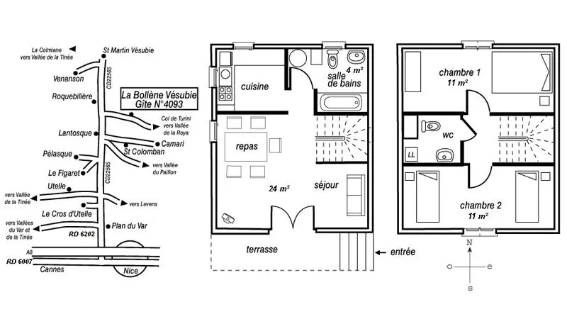 Gîte Pin-Le plan-La Bollène-Vésubie-Gîtes de France des Alpes-Maritimes