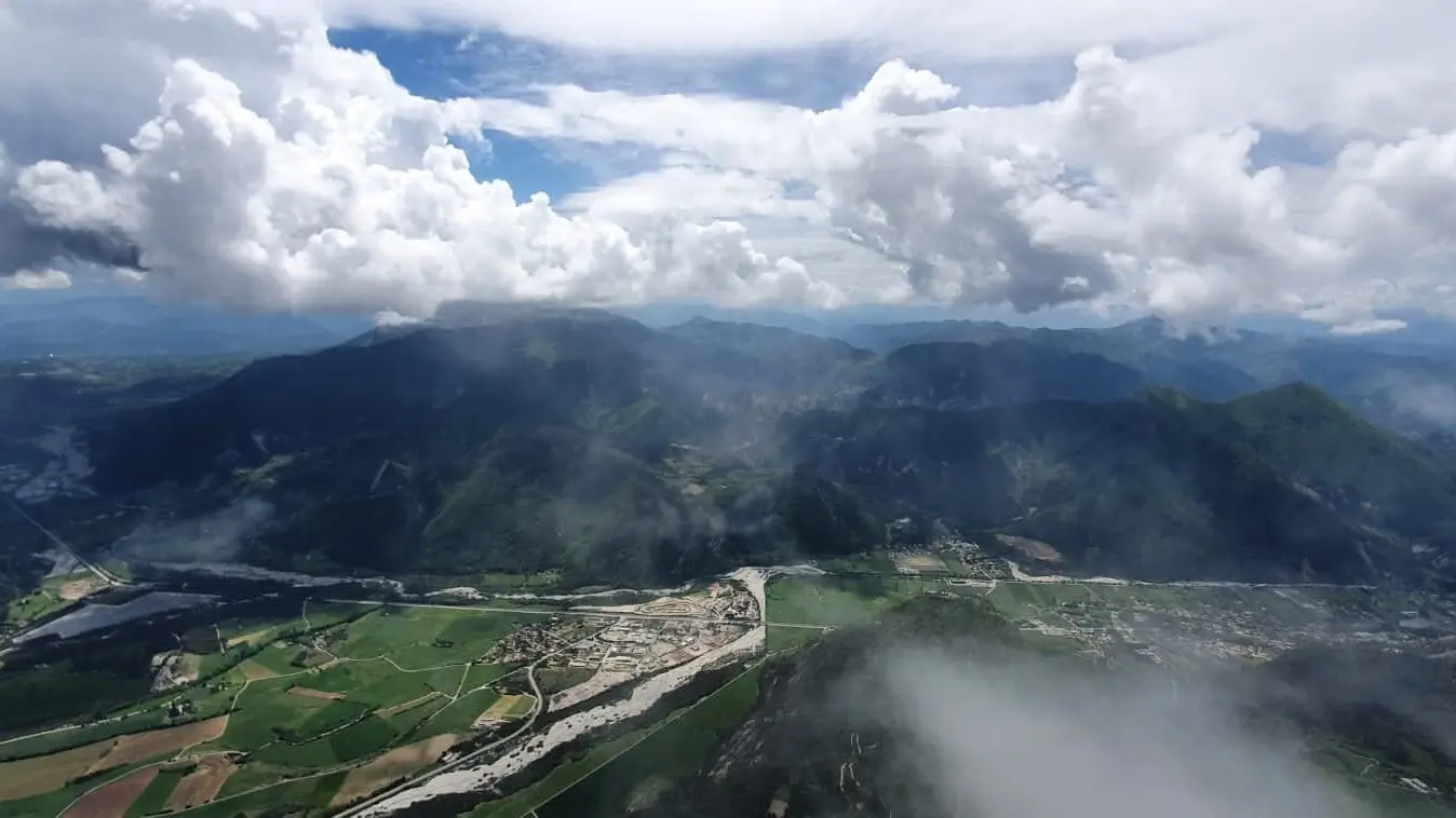 Vue du ciel - David Richier - Parapente