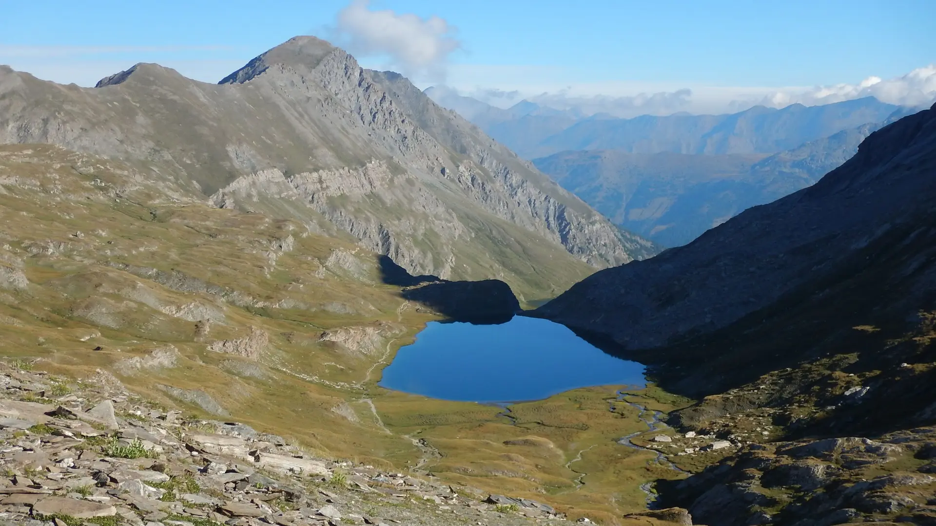 Lac Foréant : vue du col Vieux