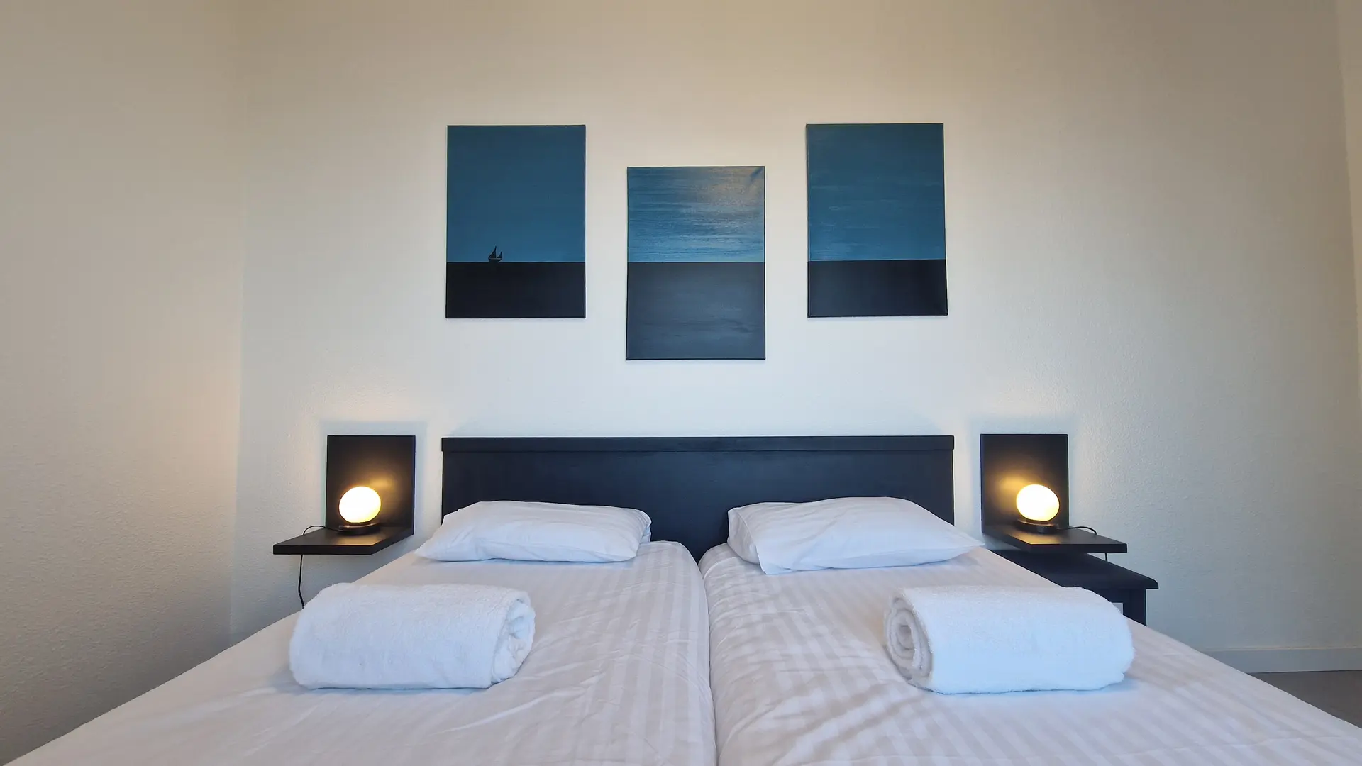 Chambre lits jumeaux