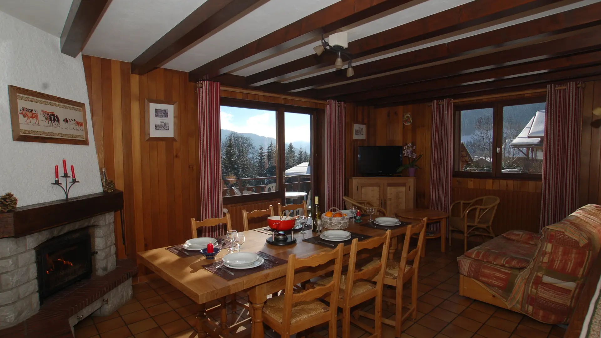 Pièce principale/ Living room- Bachal n° 3 - Le Grand-Bornand