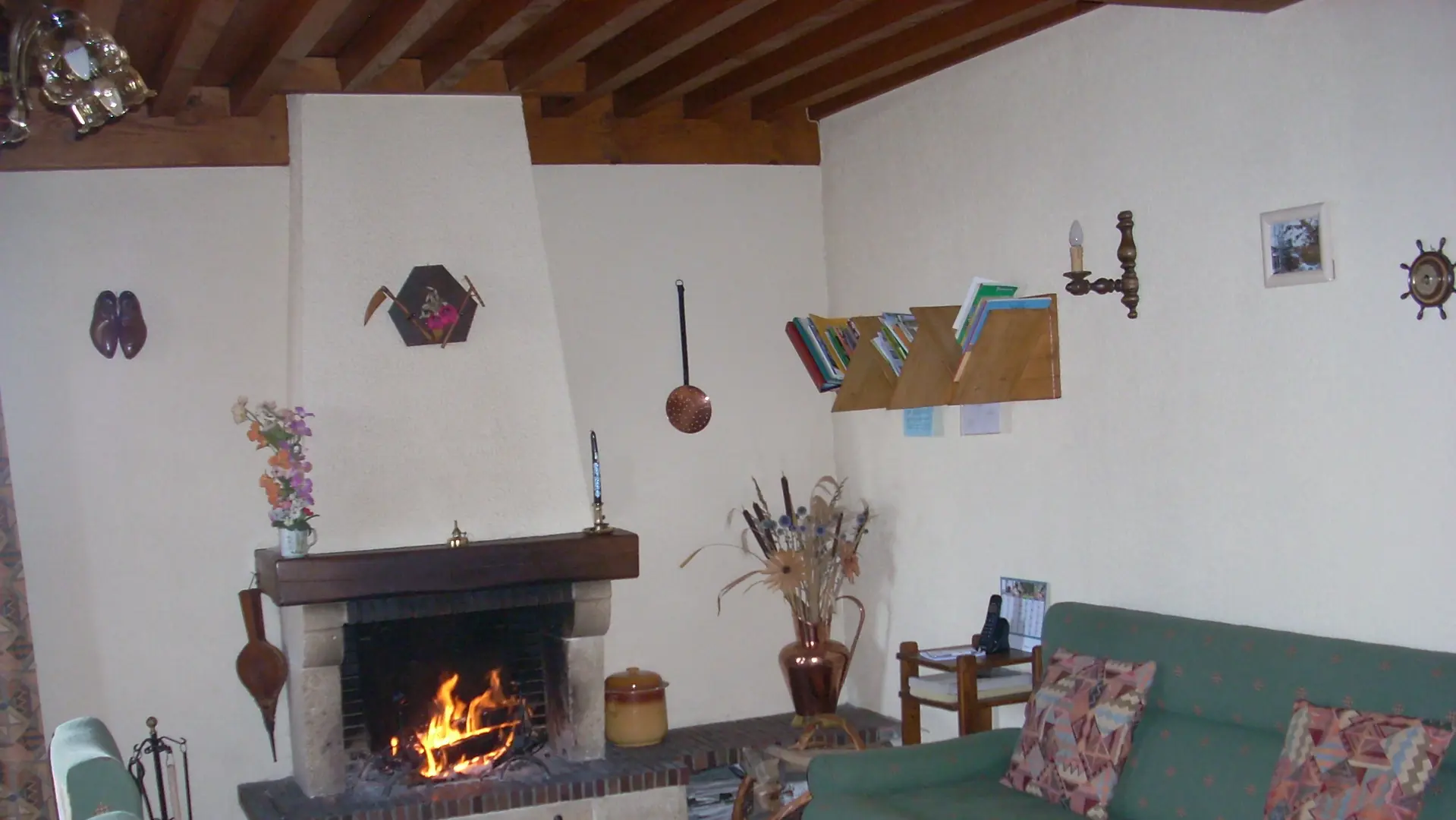 Salon cheminée