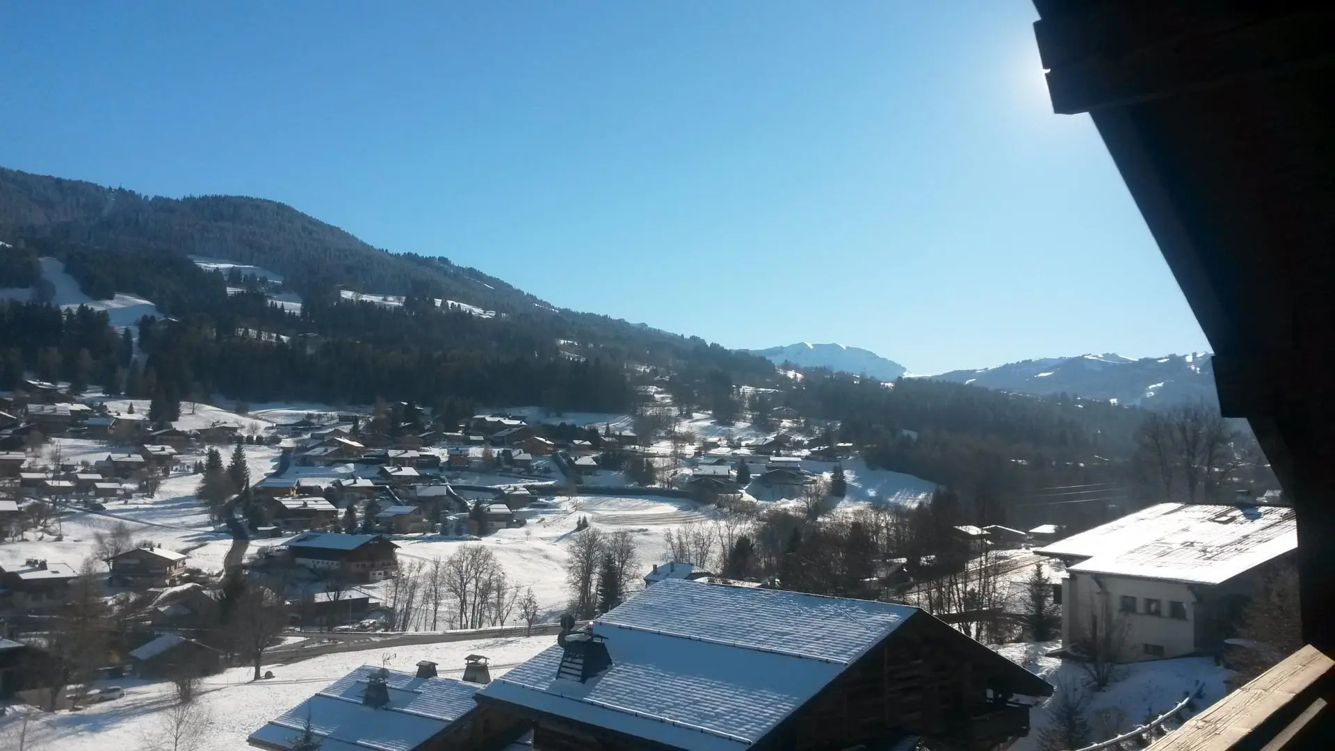 Vue depuis la terrasse
