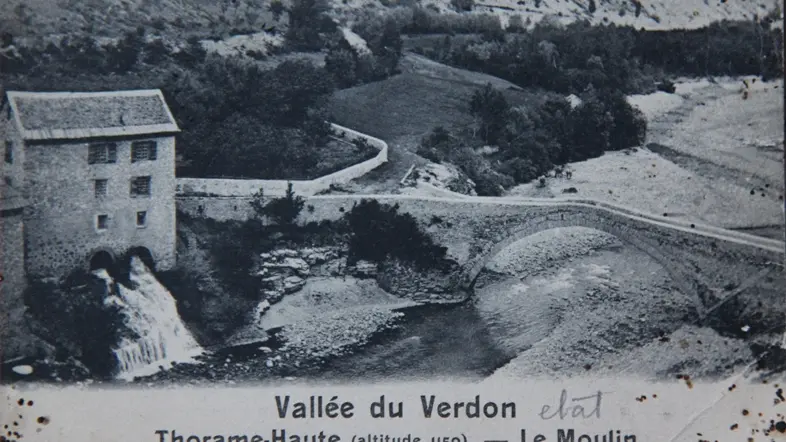 Pont du Moulin ou ancien Pont d'Ondres Thorame-Haute