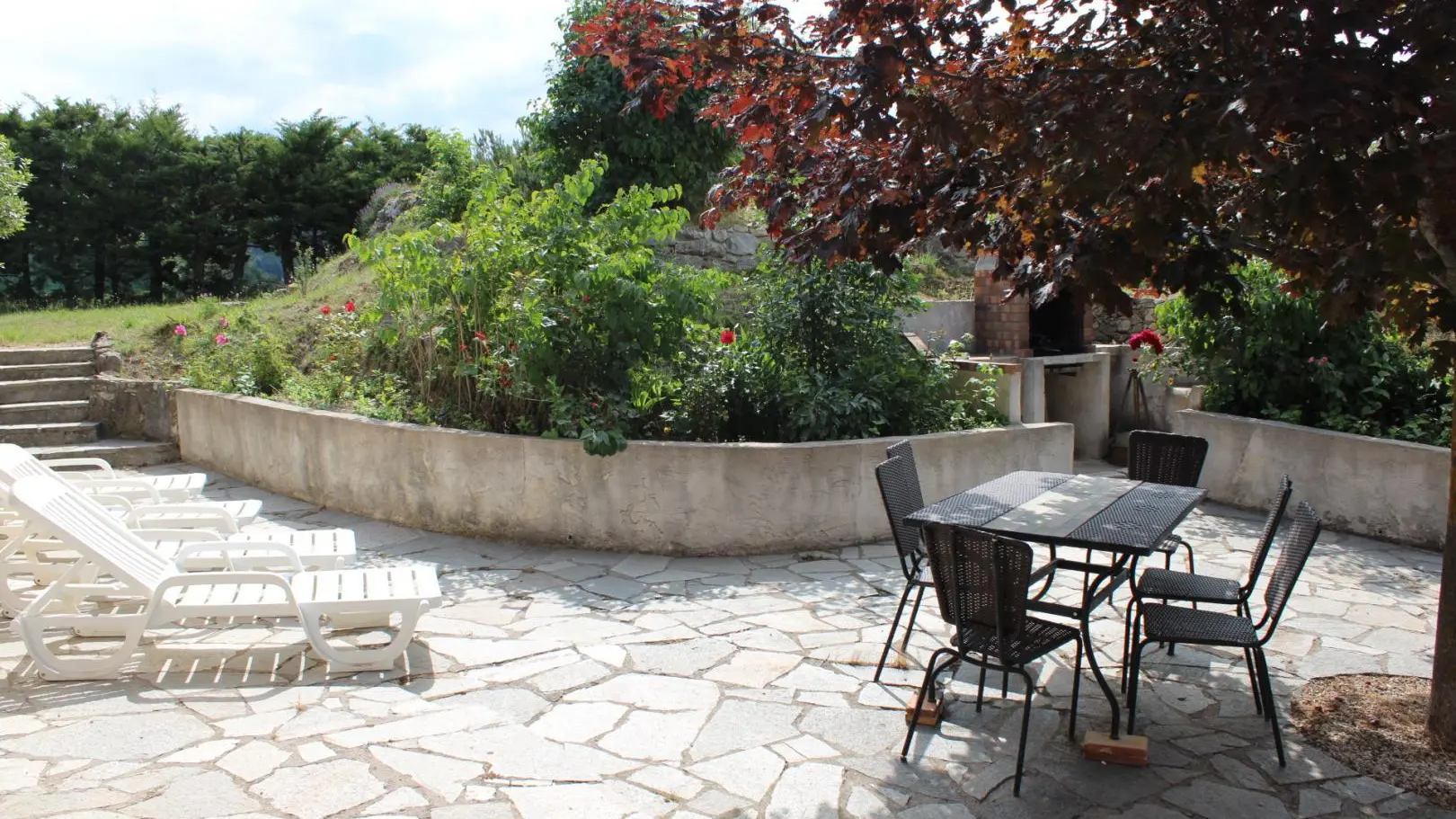 La Bastide du Rousset-Terrasse-Ascros-Gîtes de France des Alpes-Maritimes