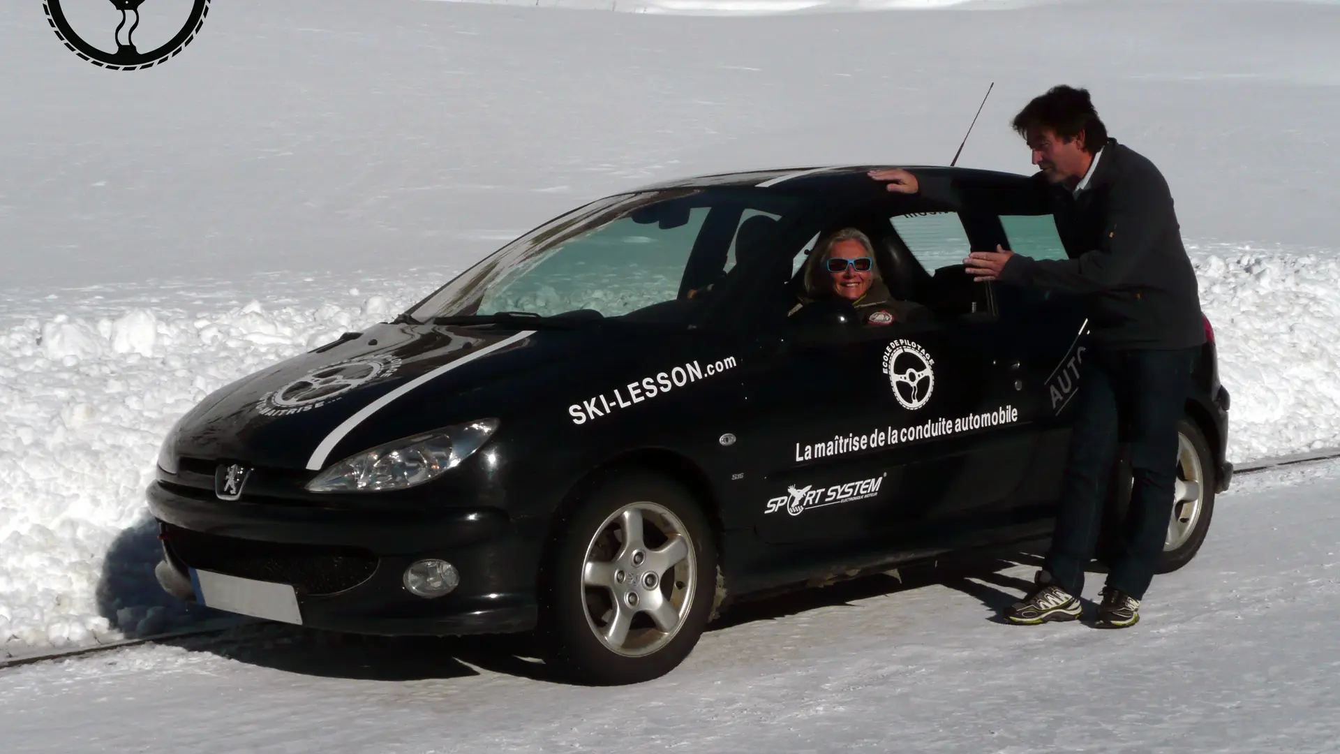 Cours de pilotage sur neige