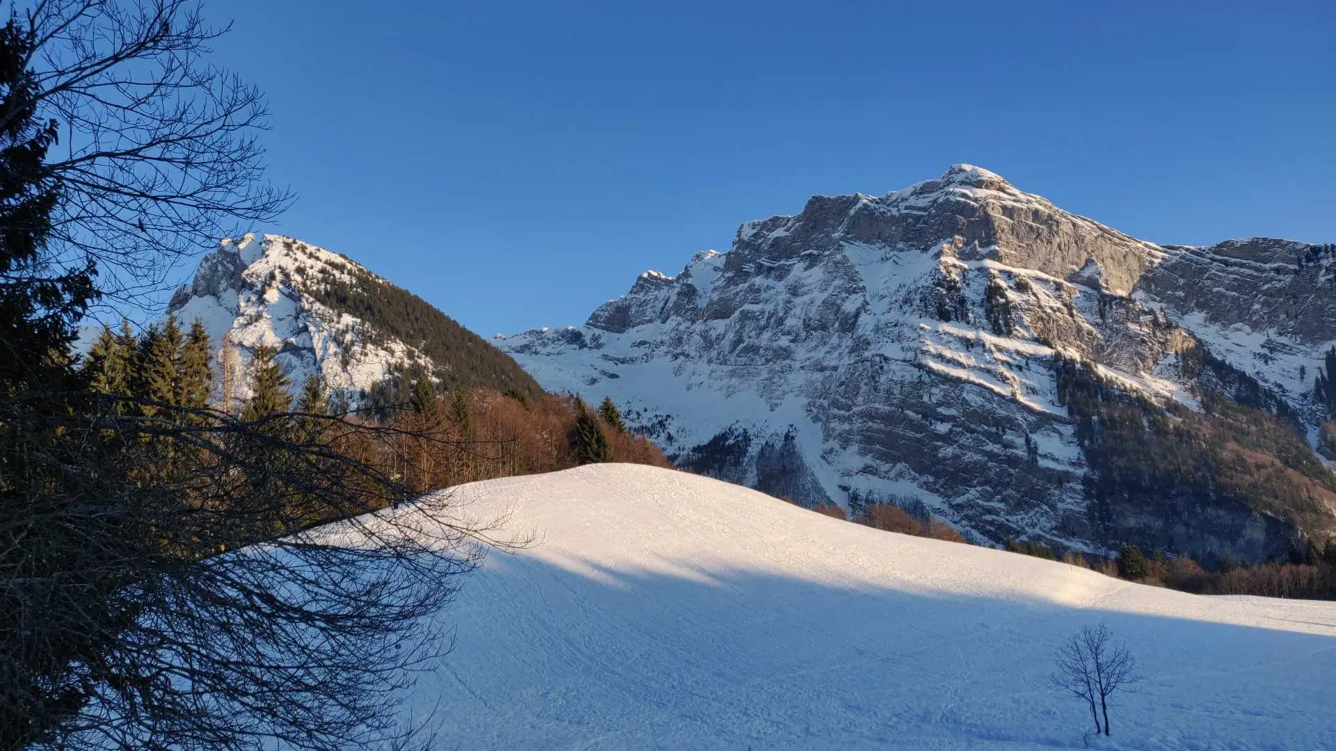 View of the Criou from the chalet