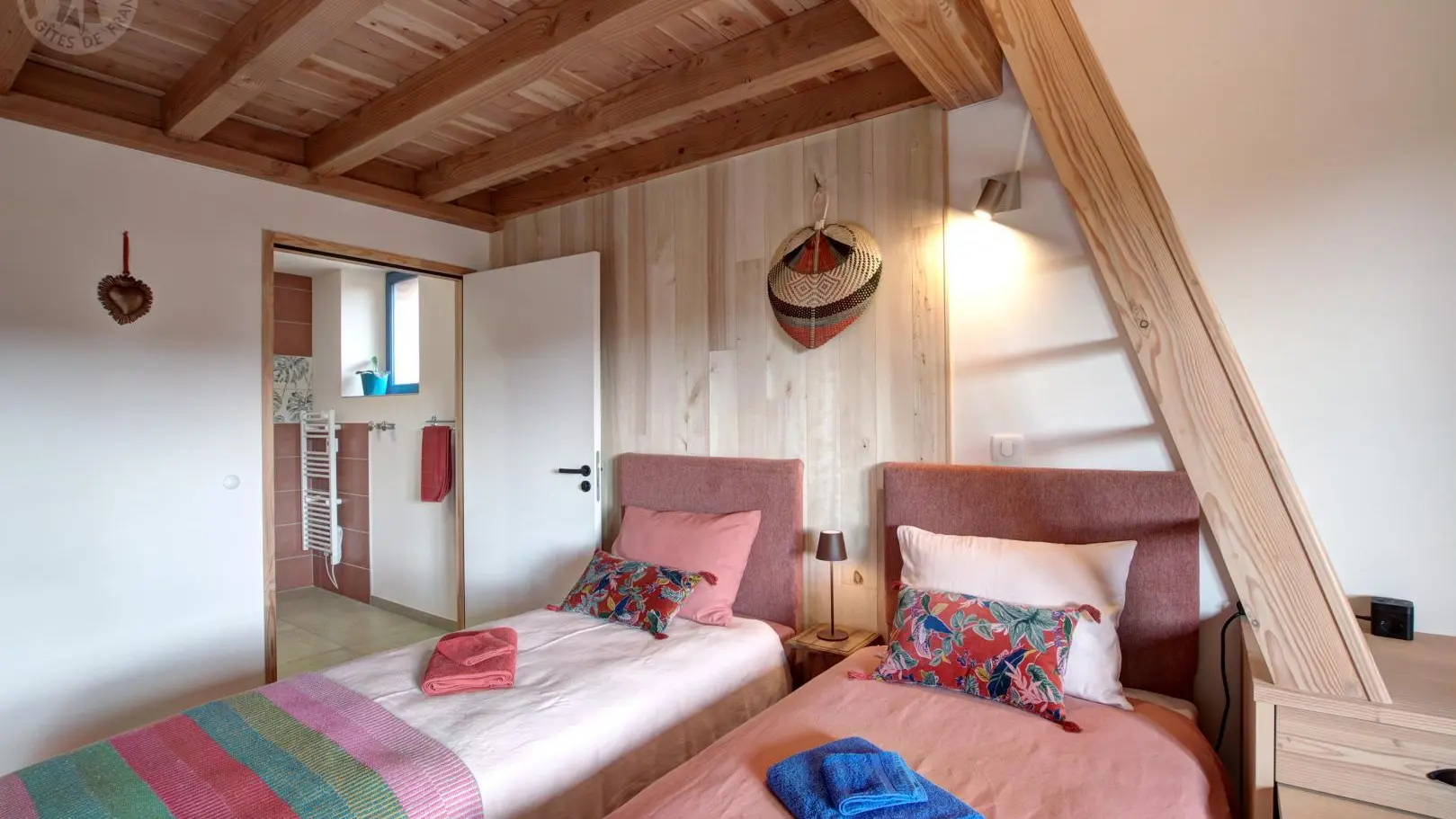 Chambre PMR Plénitude, salle de bain et wc PMR