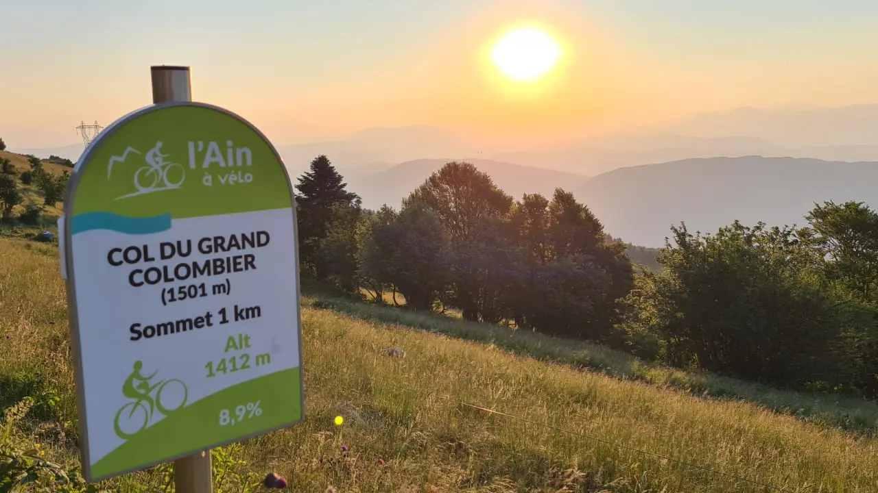 Vue à 1 km du sommet du Grand Colombier