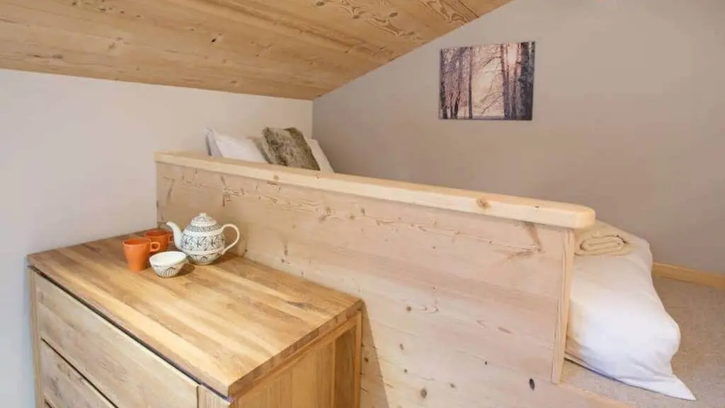 couchage en mezzanine