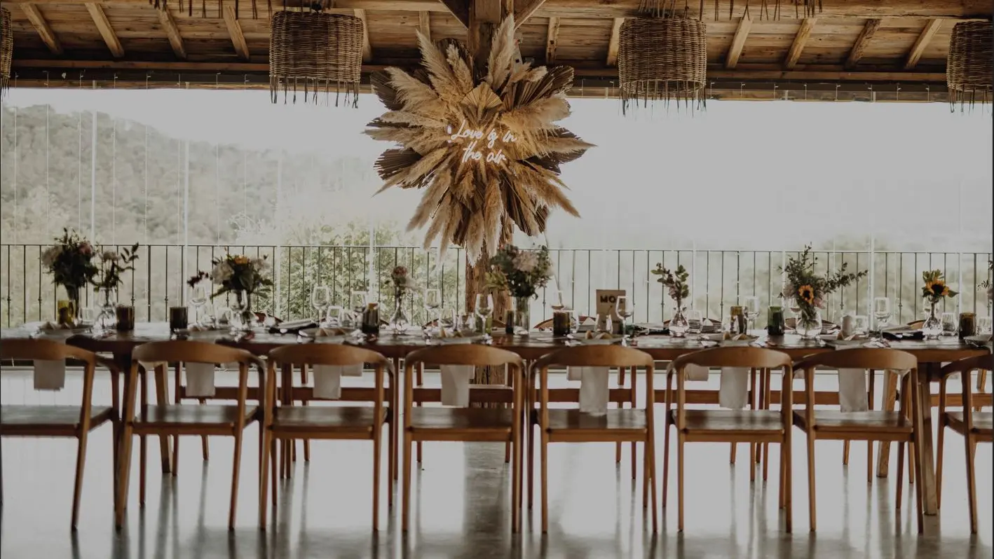 Table dressée pour mariage