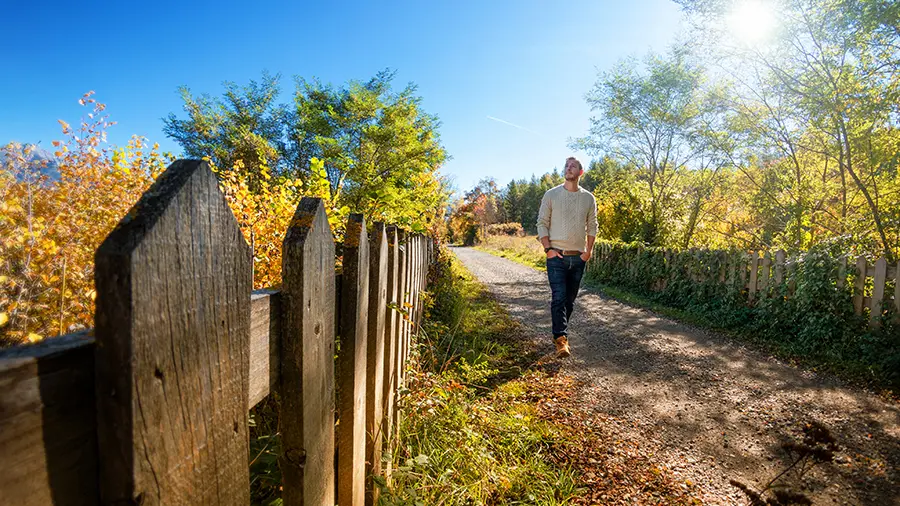 Balade sur le sentier du pont blanc dans le Champsaur