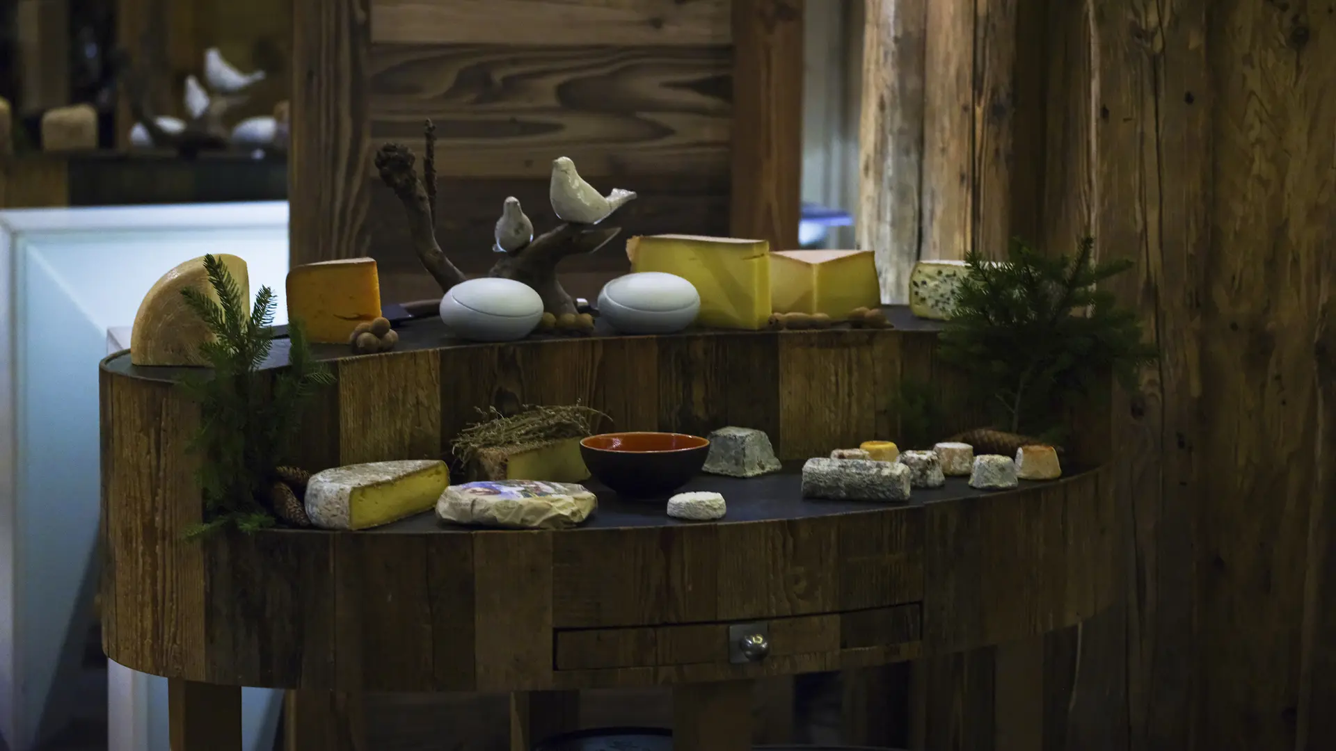 Chariot de fromages