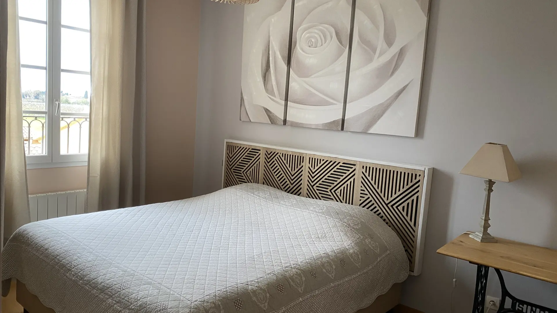 chambre rose 2x90cm ou 180cm