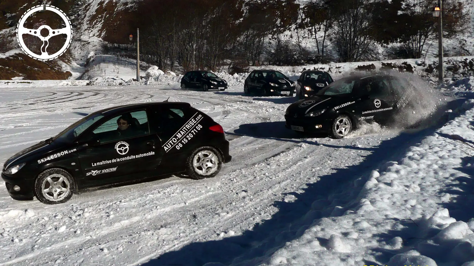 Cours de pilotage sur neige