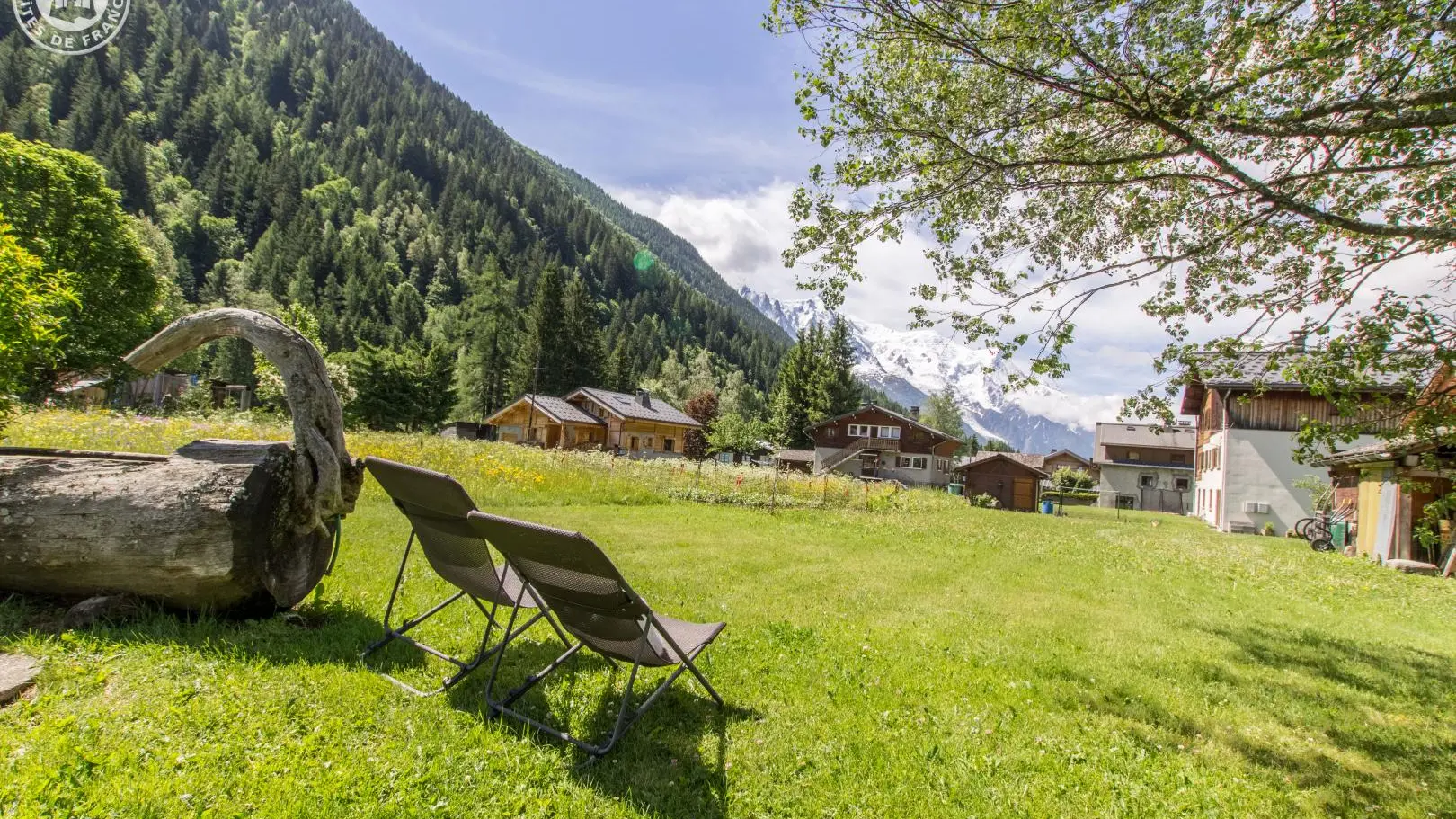 Vue sur le massif du Mont-Blanc