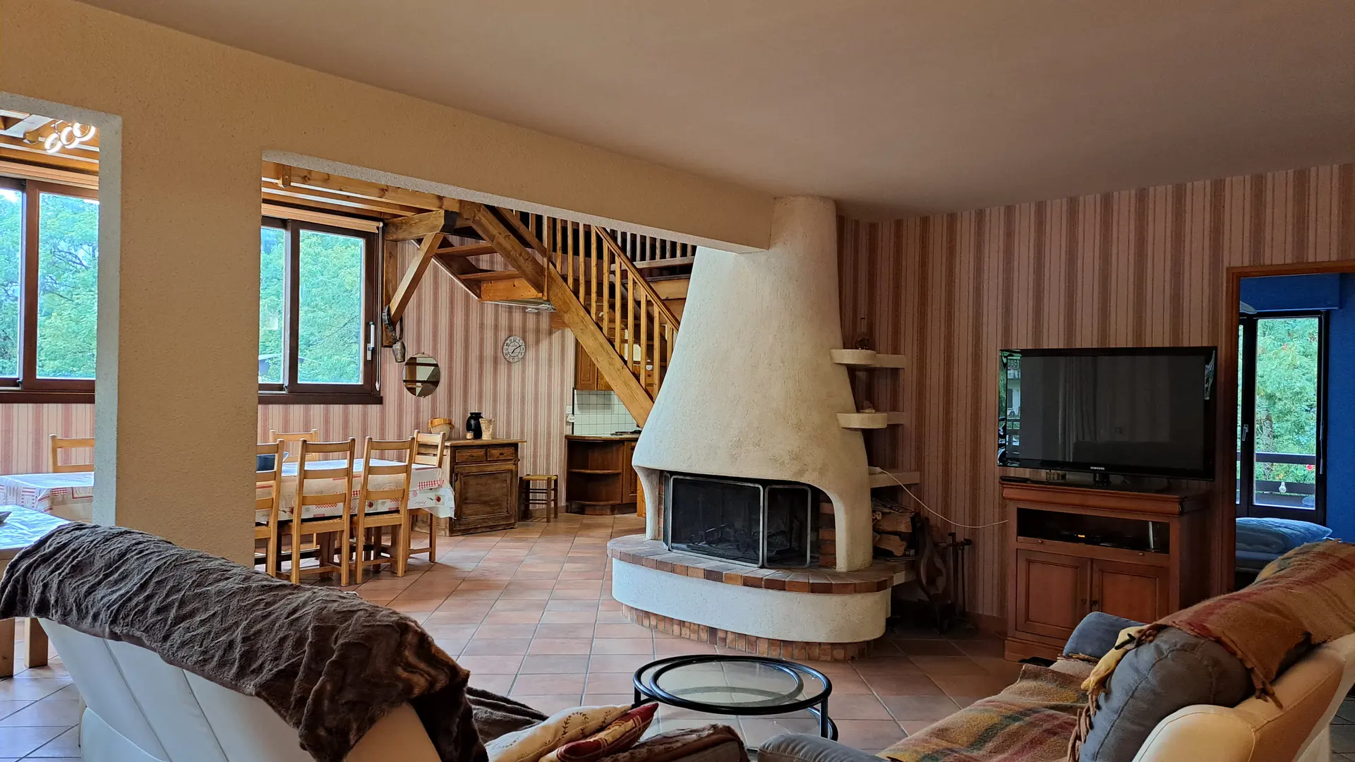 Salon cheminée