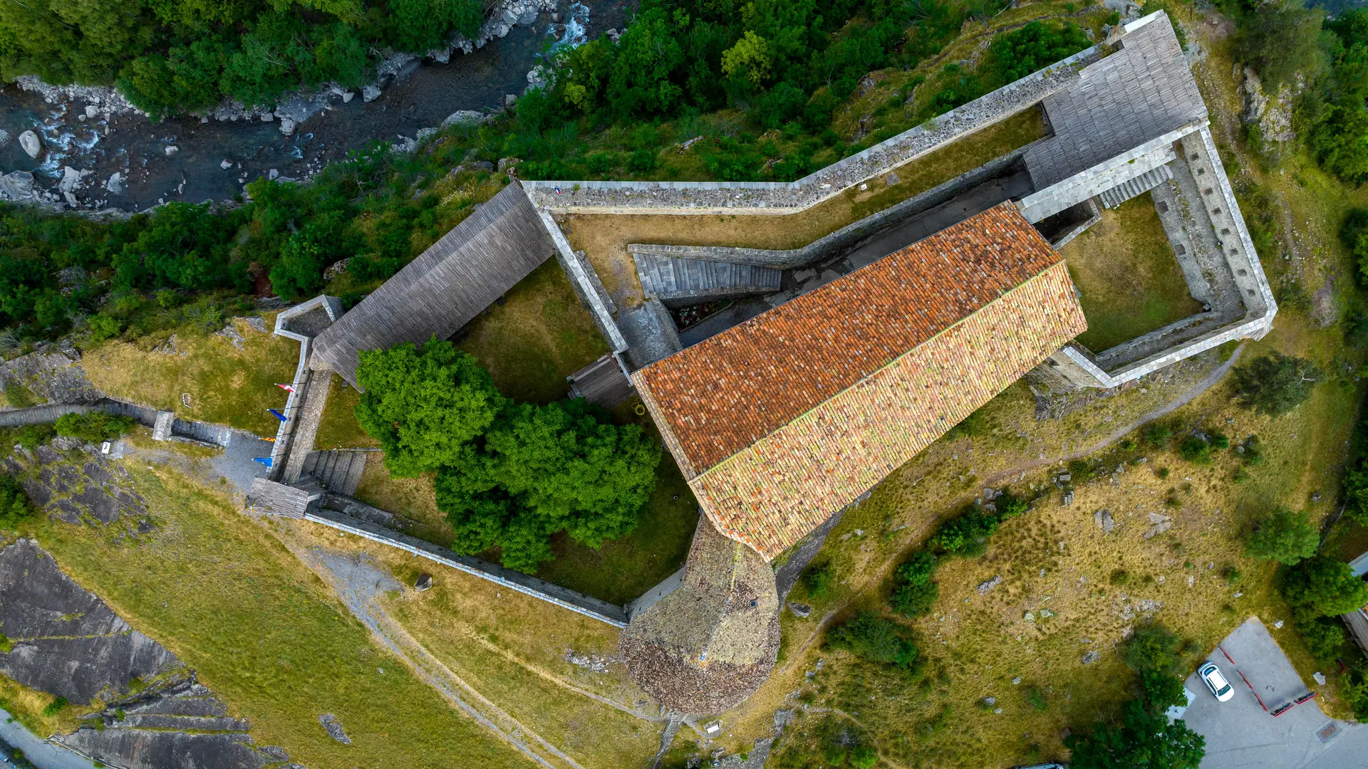 Fort de Savoie_Colmars vue aérienne