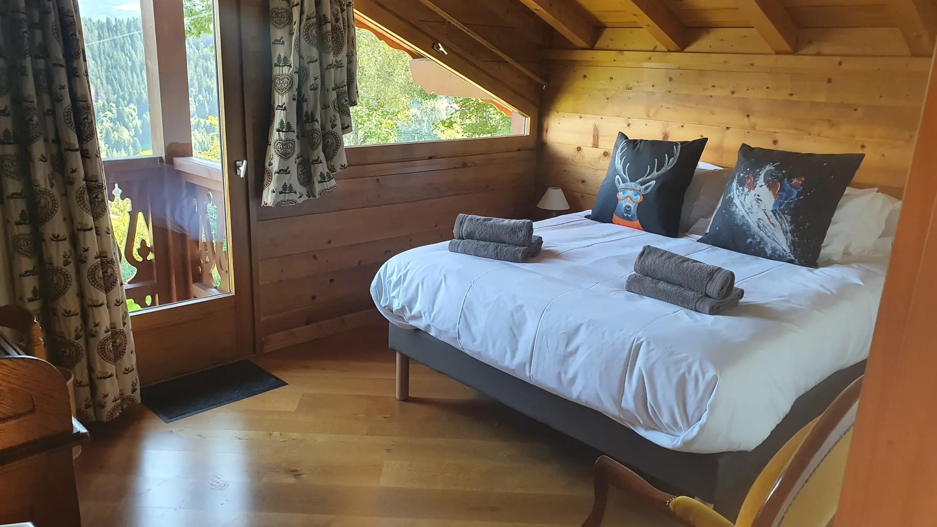 Chambre double avec balcon