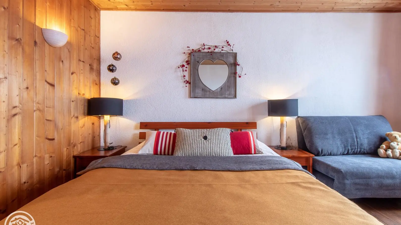 Chambre à l'étage.