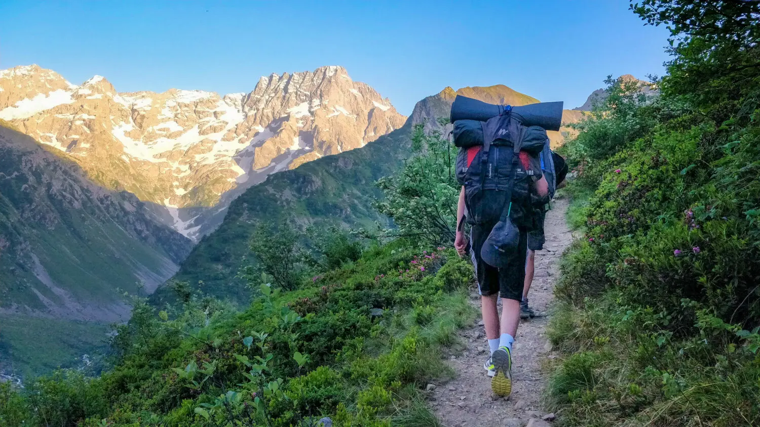 Randonnée jusqu'au lac du Lauzon, vallée du Valgaudemar