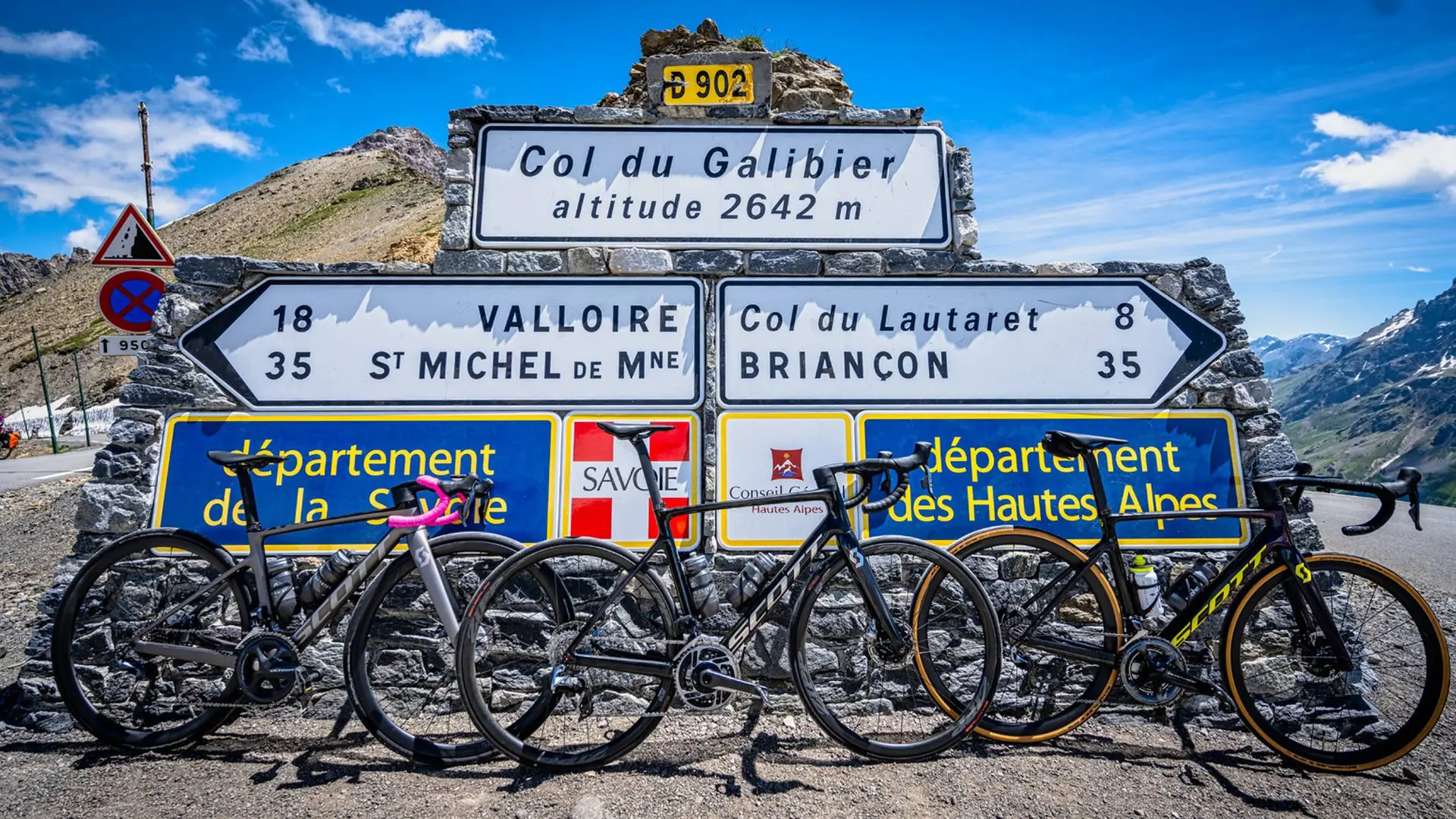 Montée du col du Galibier
