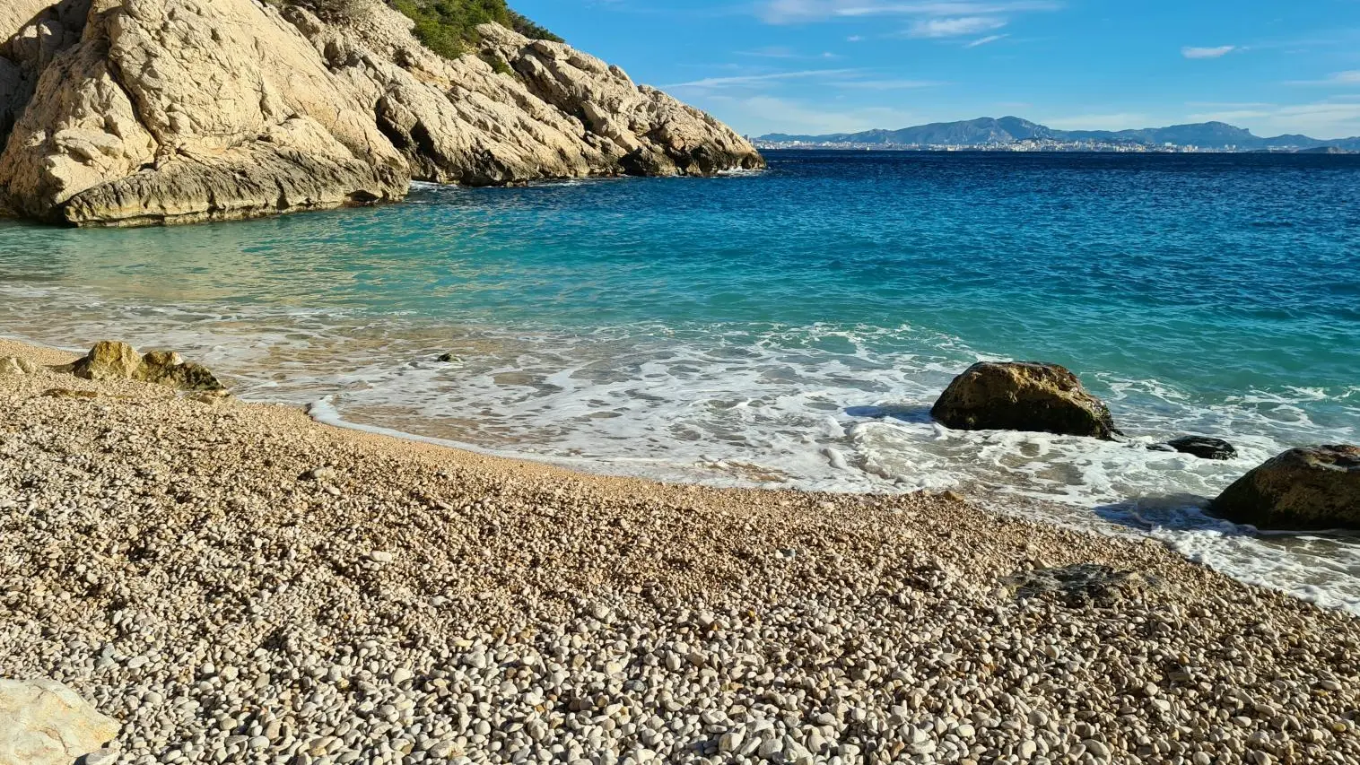 calanque de l'Erévine, chemin des douaniers