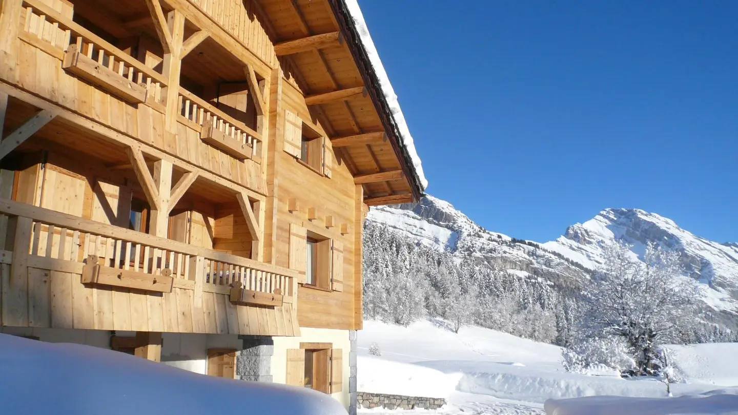 Chalet en hiver