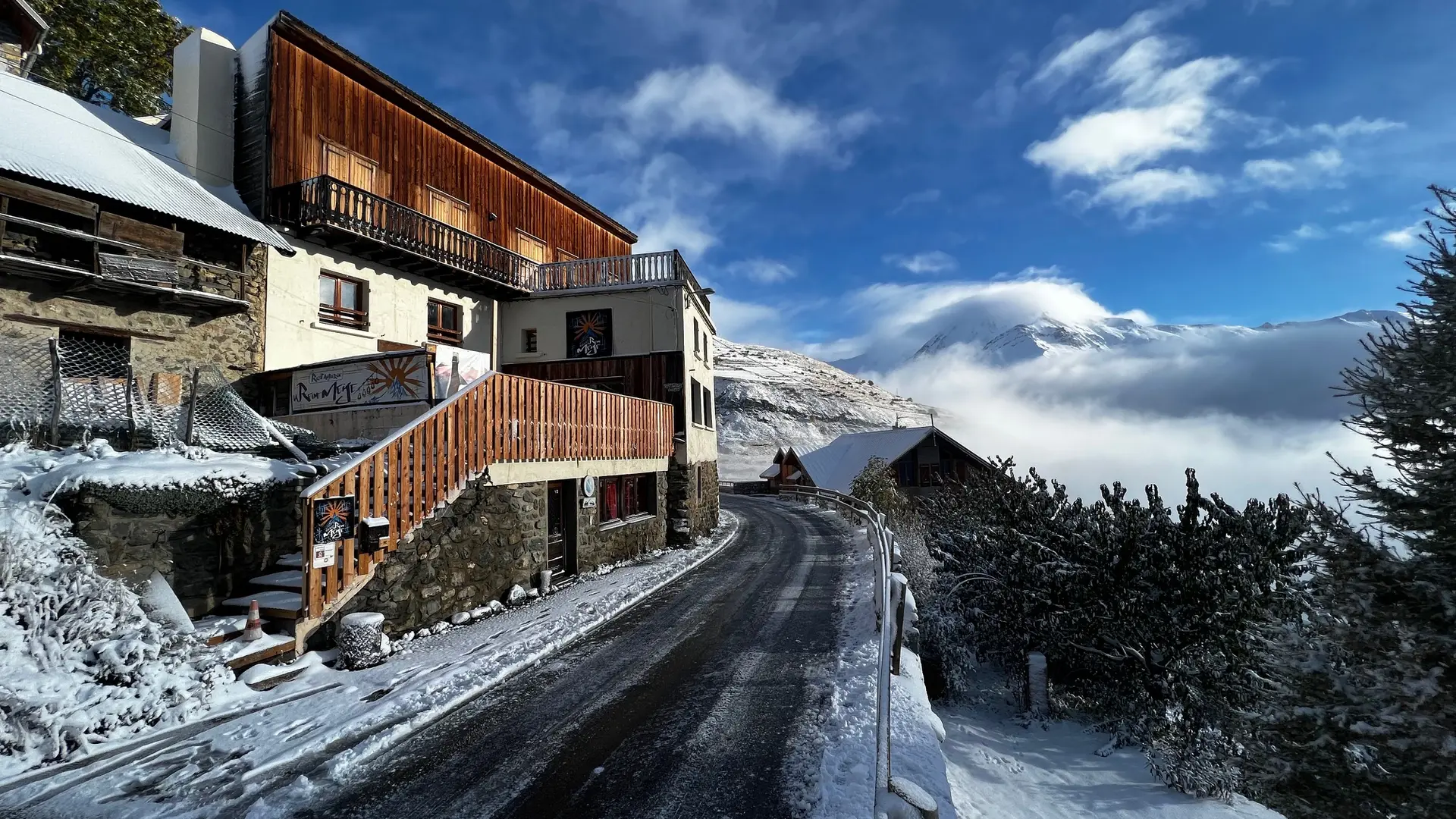 La Reine Meije en hiver