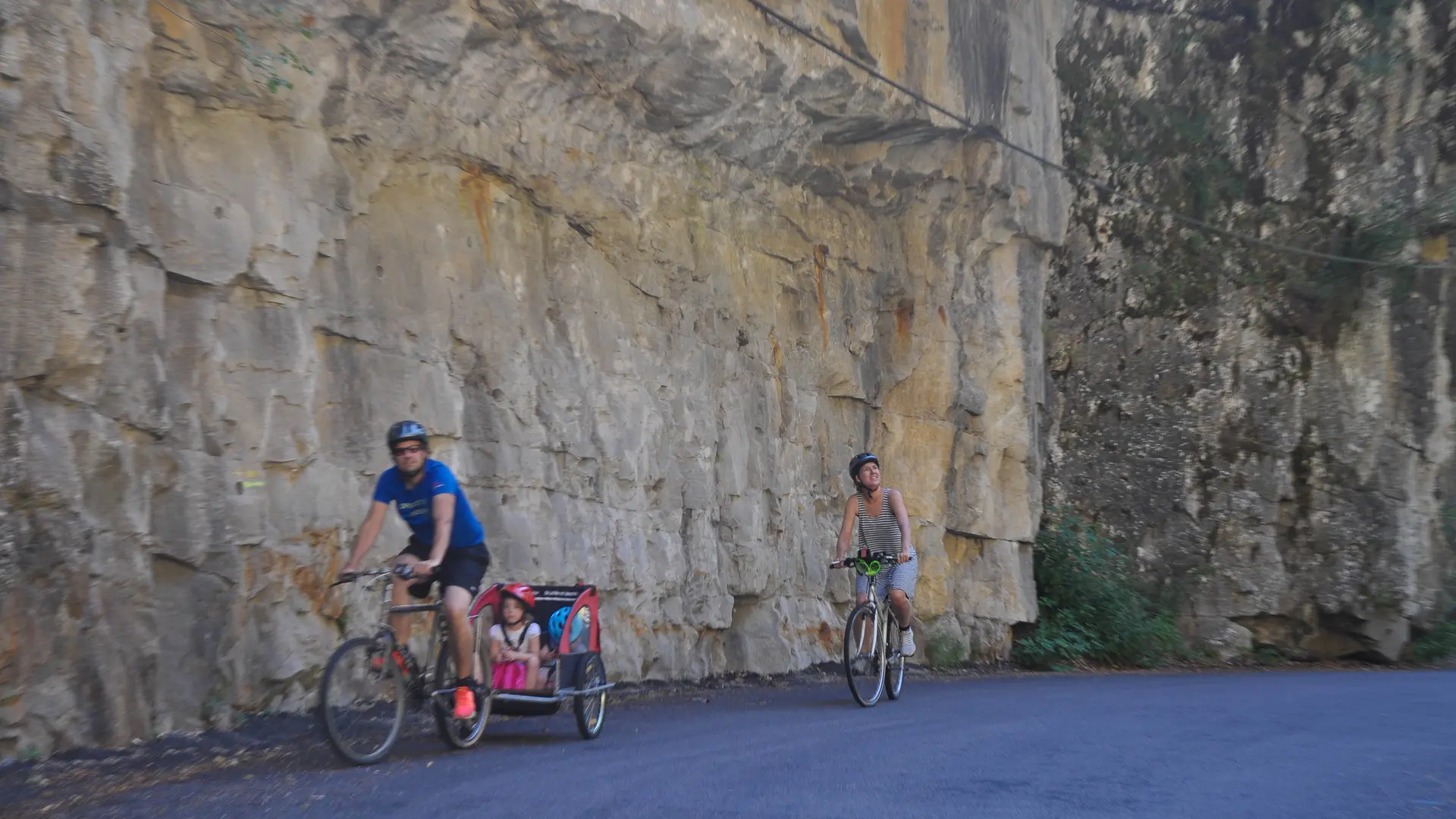 Descente des clues en vélo