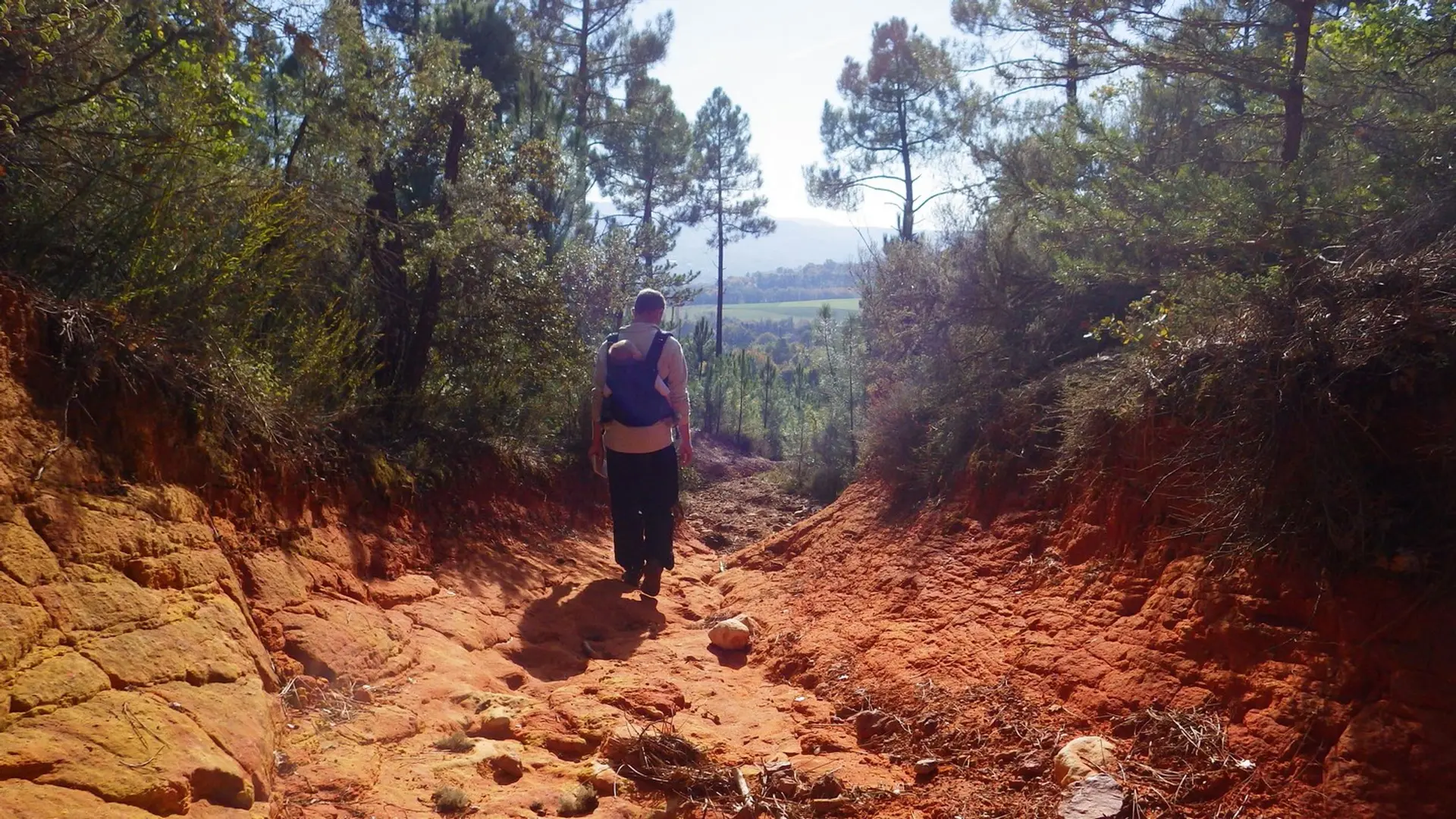 Descente versant sud