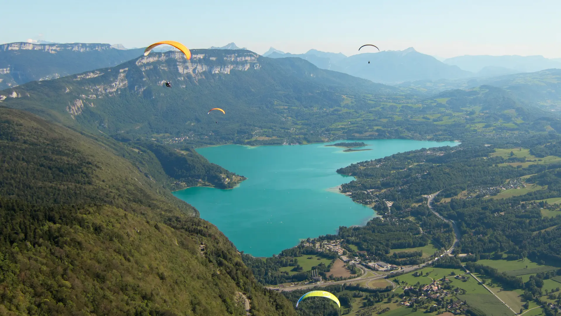 Vol en parapente Lac d'Aiguebelette