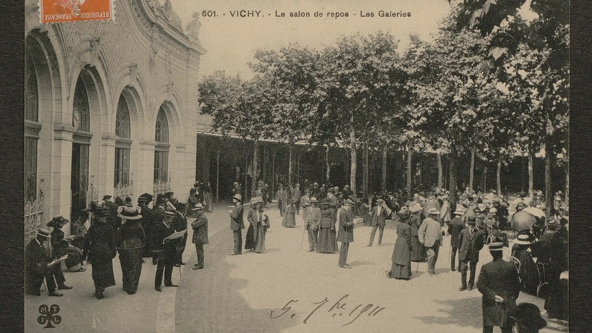 Carte postale, vers 1910