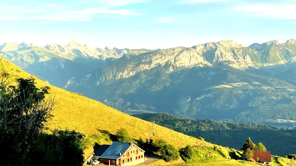 Chalet en été