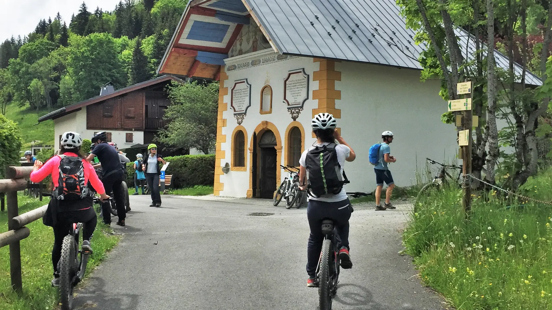 Sur le parcours avec les VTTAE