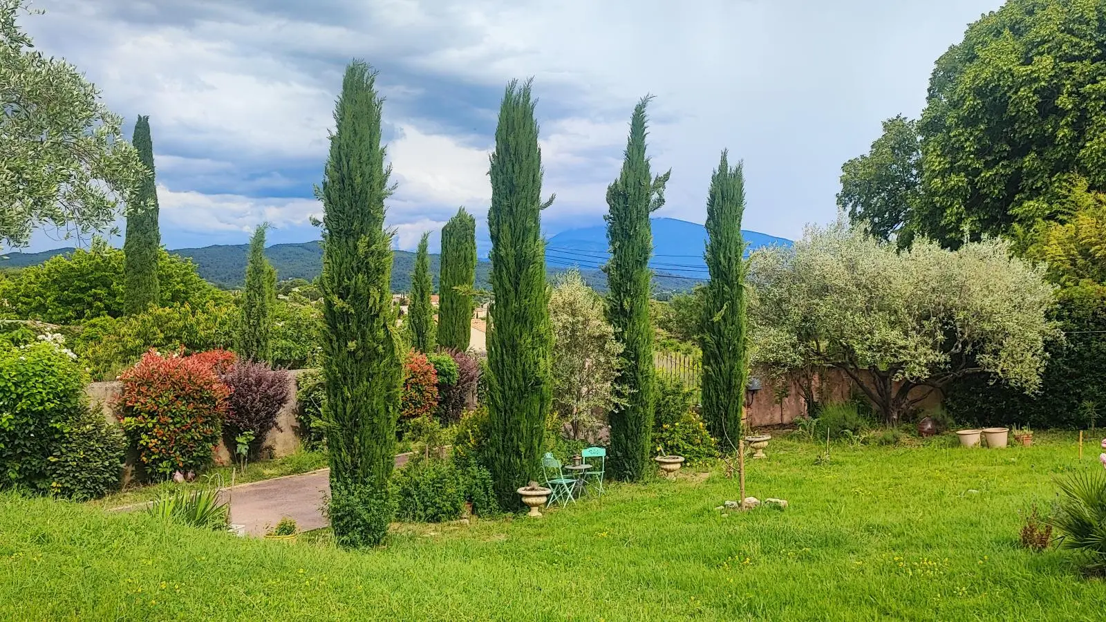 Vue sur le jardin