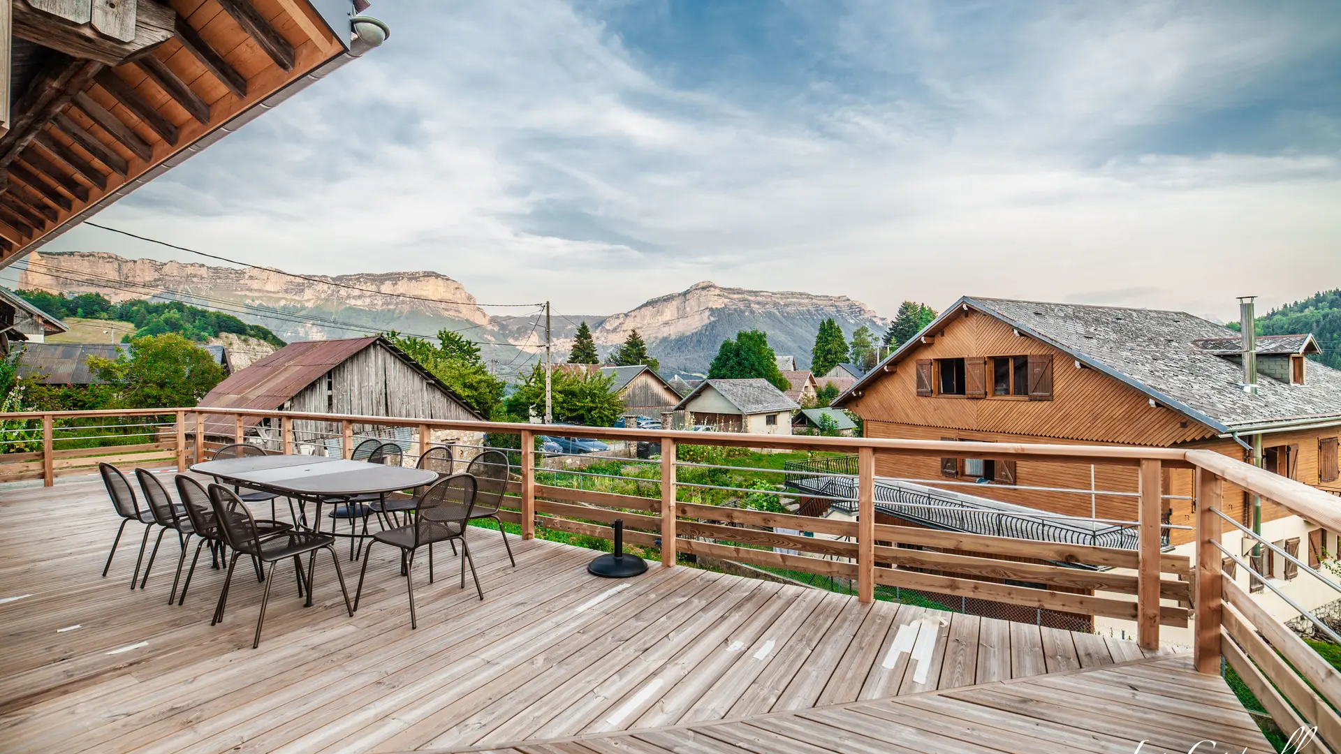 Terrasse avec vue