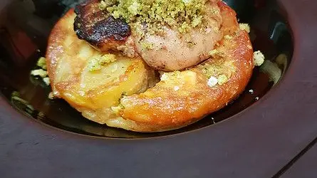 Tarte tatin et foie gras