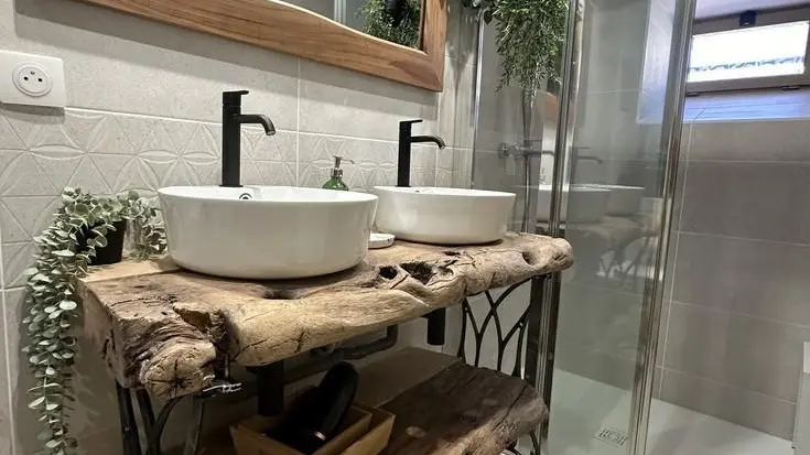 Salle d'eau , douche