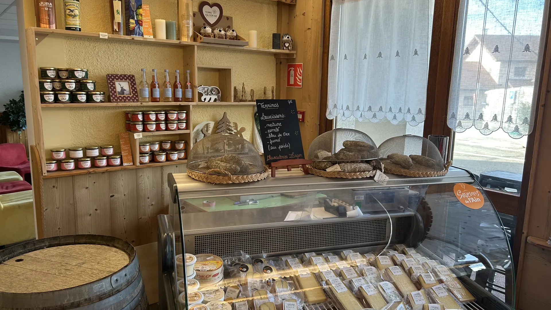 Vue intérieure de la boutique