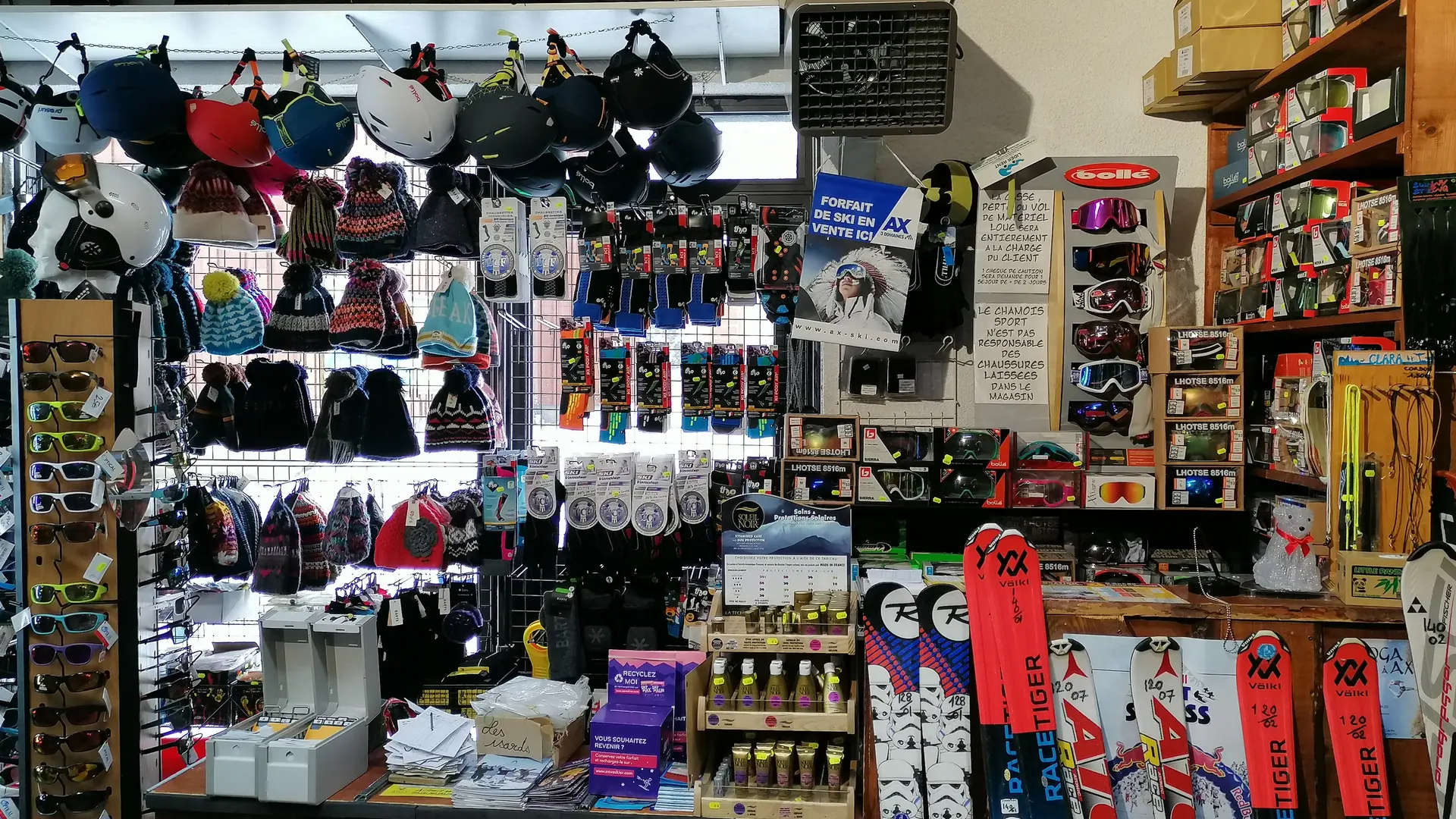 Chamois Sport intérieur boutique