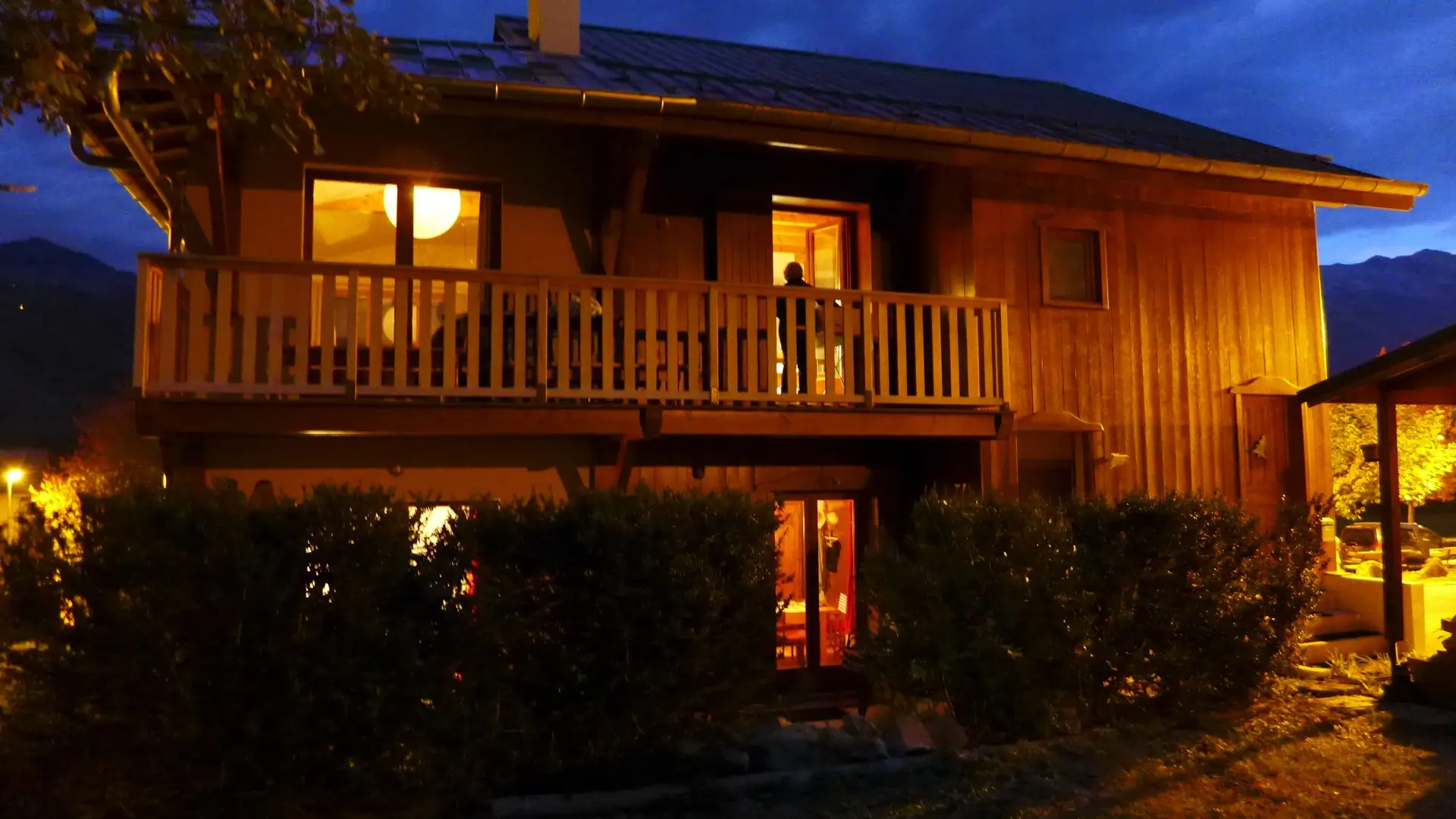 Chalet la nuit