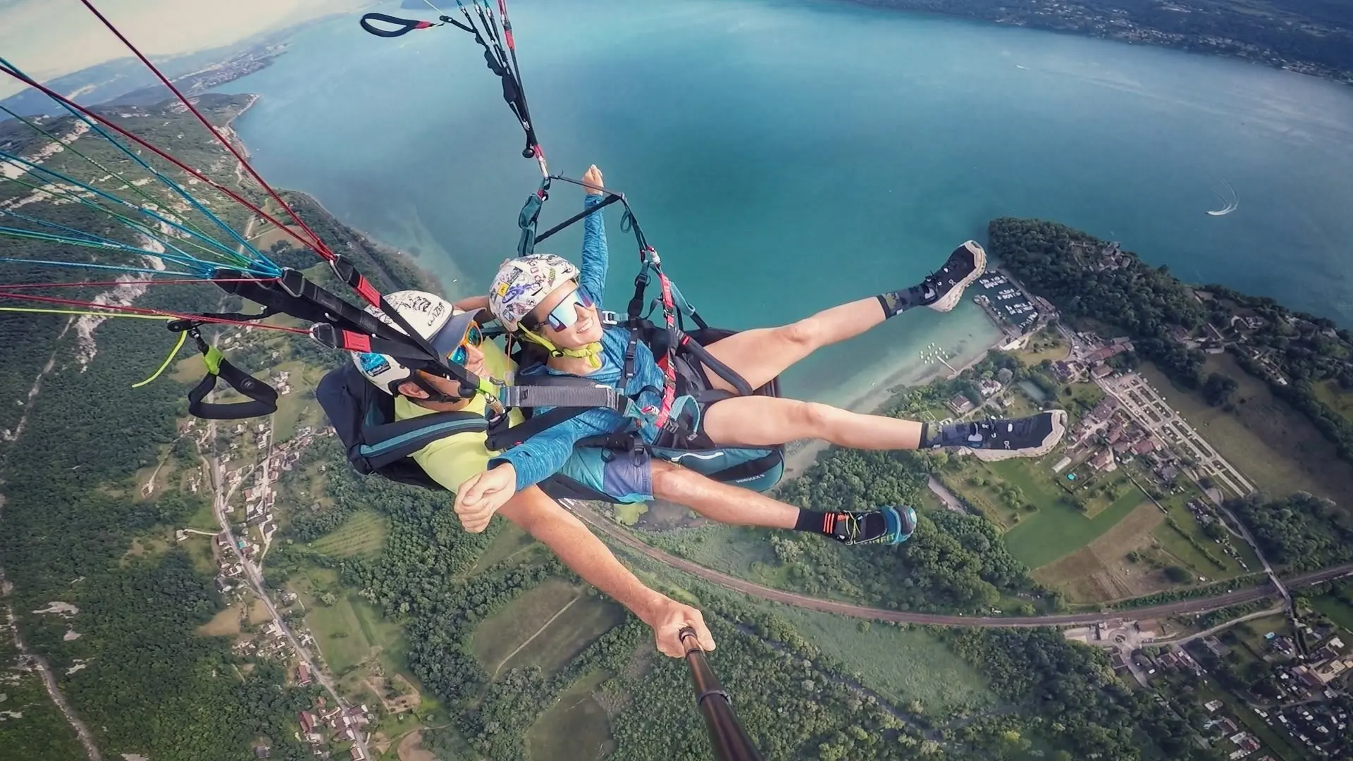 vol en parapente biplace a Aix-les-Bains et sa région