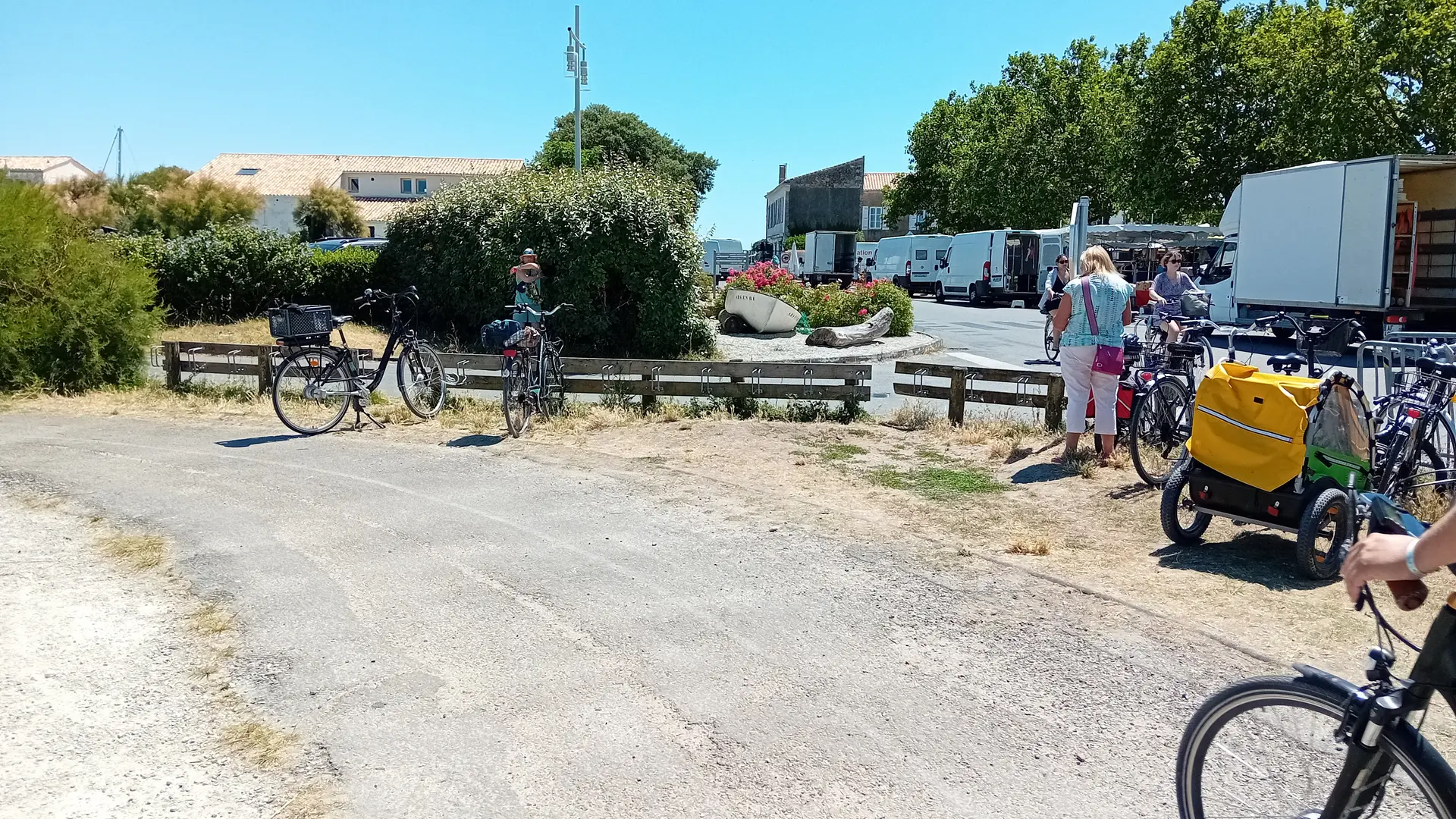 Bicycle parking - Close to the port and market